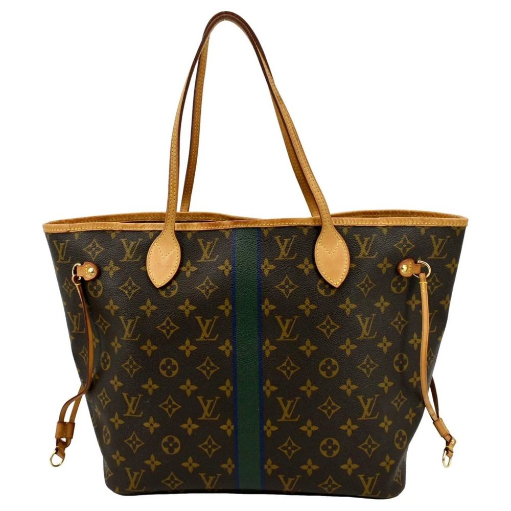 LOUIS VUITTON Neverfull My LV Heritage Monogram Canvas Tote Bag Brown - Picture 3 of 12